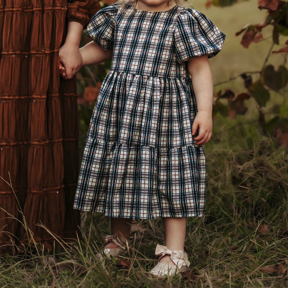 Noralee 2 Years Long Plaid Dress